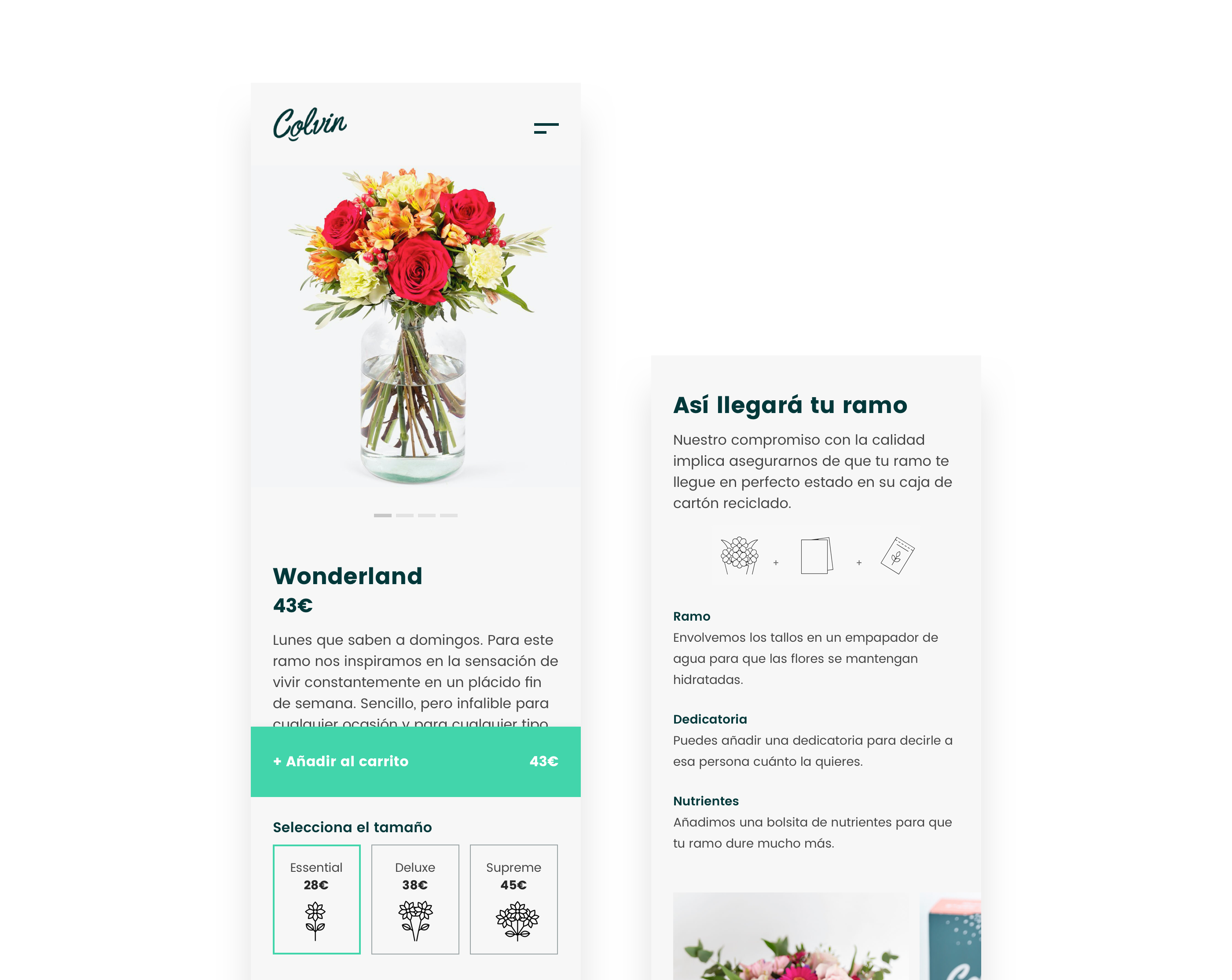 Colvin Product page redesign
